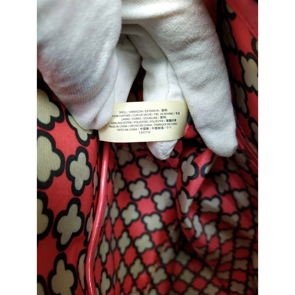 Kate Spade Beacon Court Jeanne Strawberry Red Patent Leather Top Handle Tote Bag